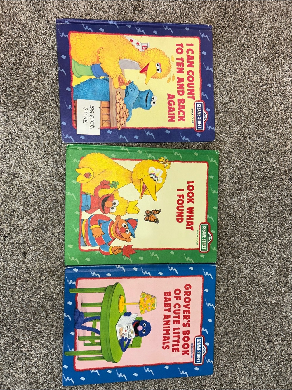 Sesame Street Board Book Set - Yellow, Blue, Green Covers